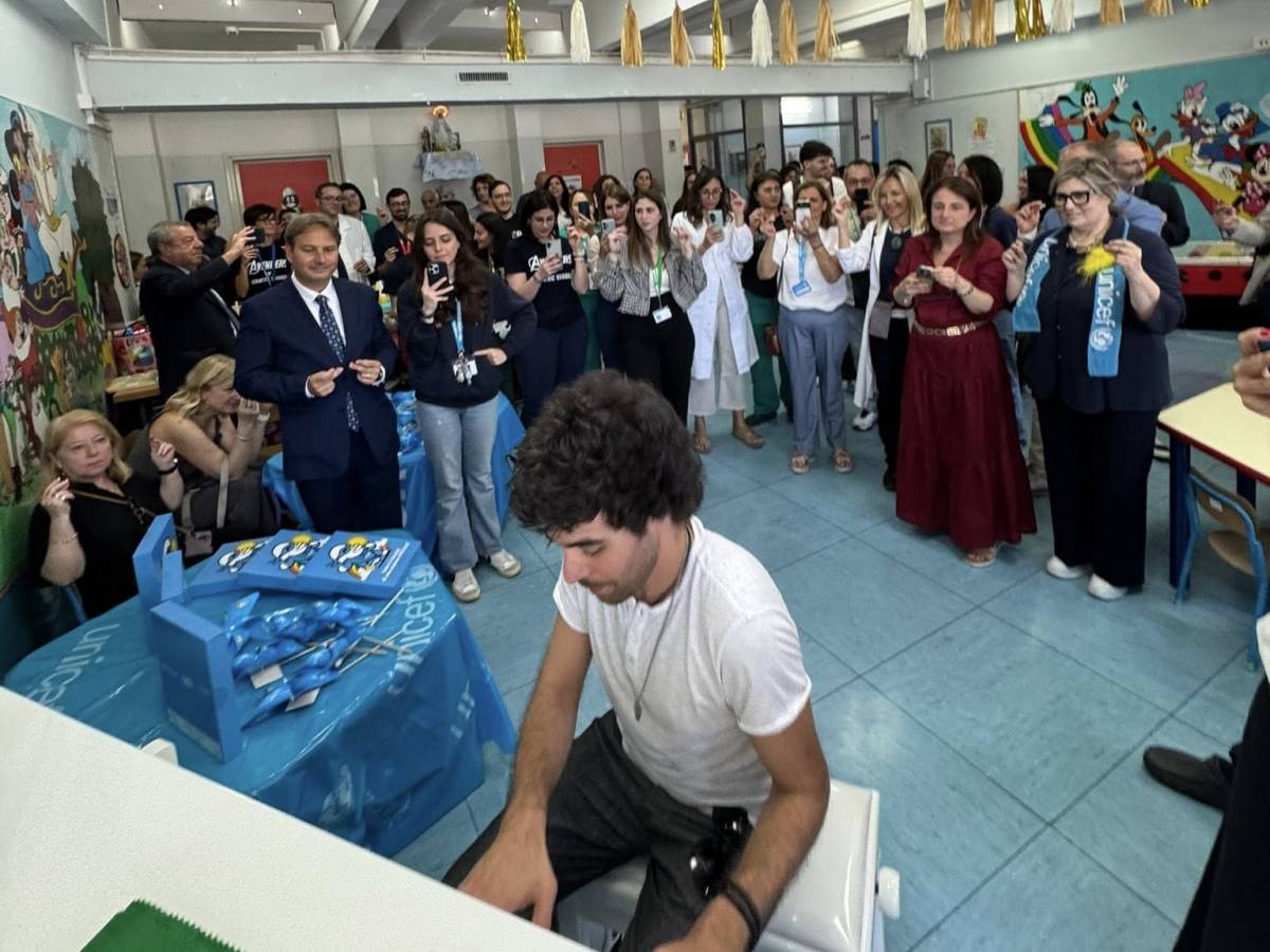 un pianoforte per la chirurgia pediatrica della federico ii di napoli