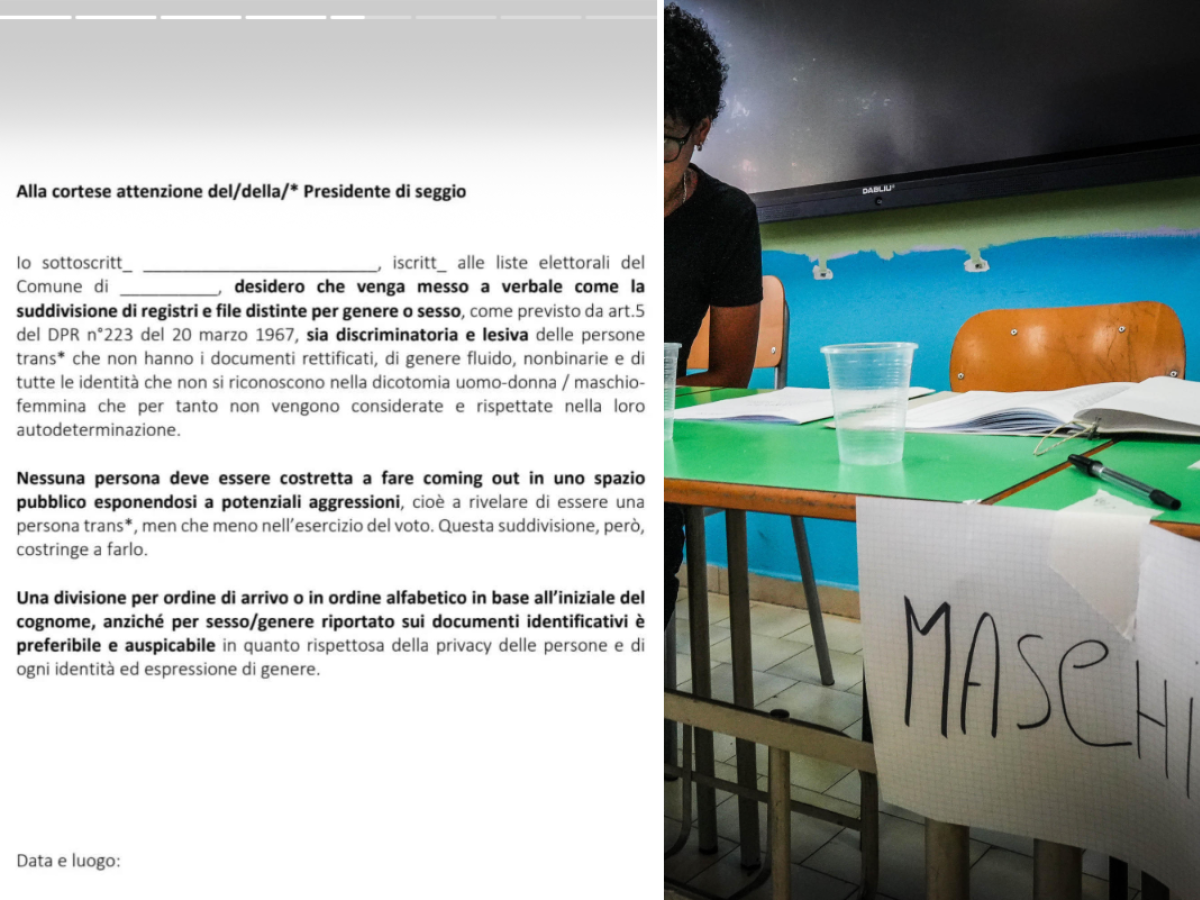 liste divise per sesso la surreale protesta di non una di meno