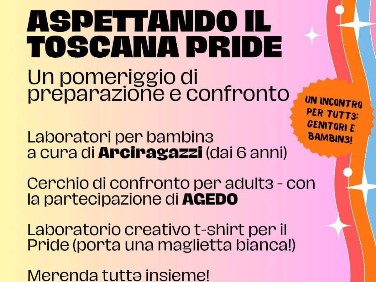 Nel circolo Arci il laboratorio per bimbi di 6 anni in vista del Pride: "L Nel circolo Arci il laboratorio per bimbi di 6 anni in vista del Pride: "L