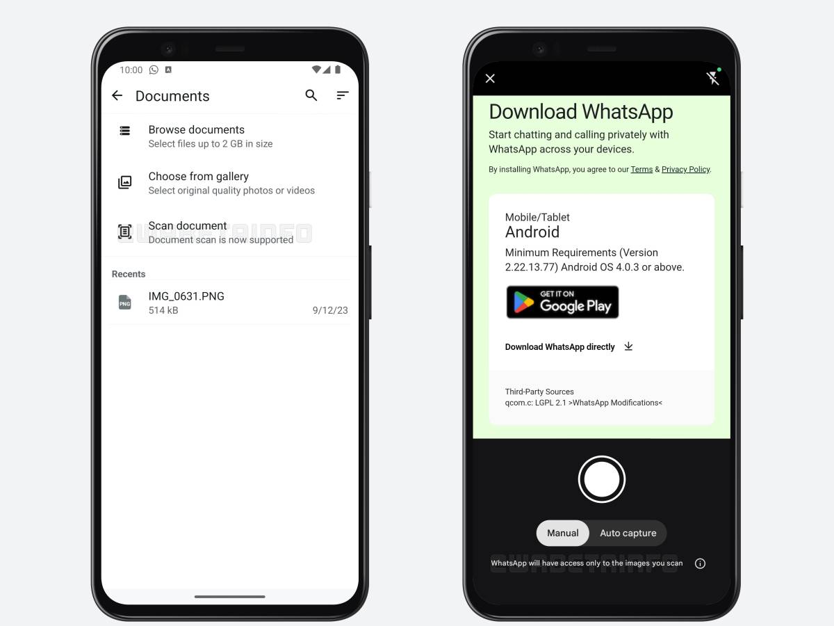 scansione dei documenti cosa cambia su whatsapp