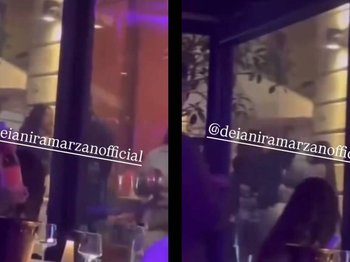 Belen Rodriguez e la rissa al ristorante a Milano: adesso spunta il video