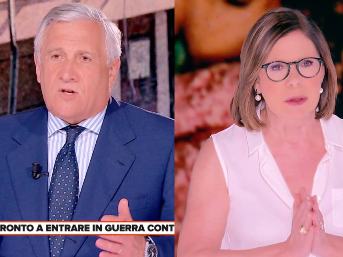 Scontro di fuoco tra Tajani e Bianca Berlinguer: ecco cos Scontro di fuoco tra Tajani e Bianca Berlinguer: ecco cos