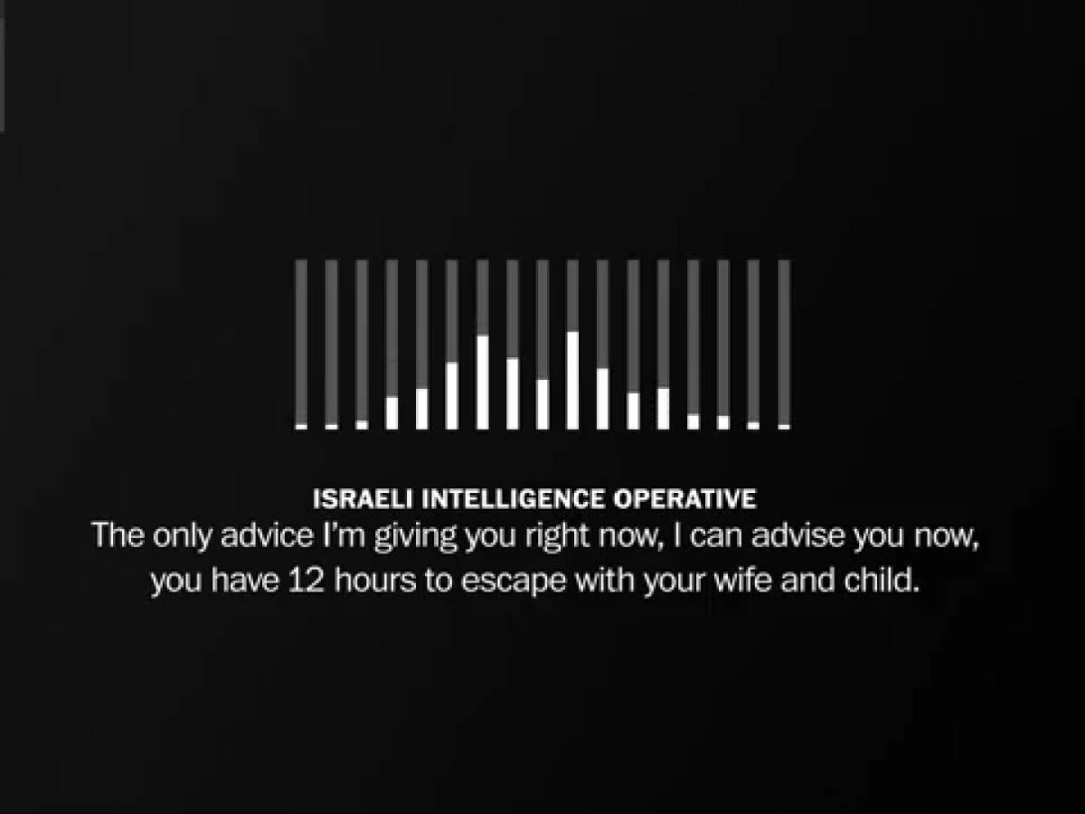 la telefonata da brividi del mossad ai generali iraniani