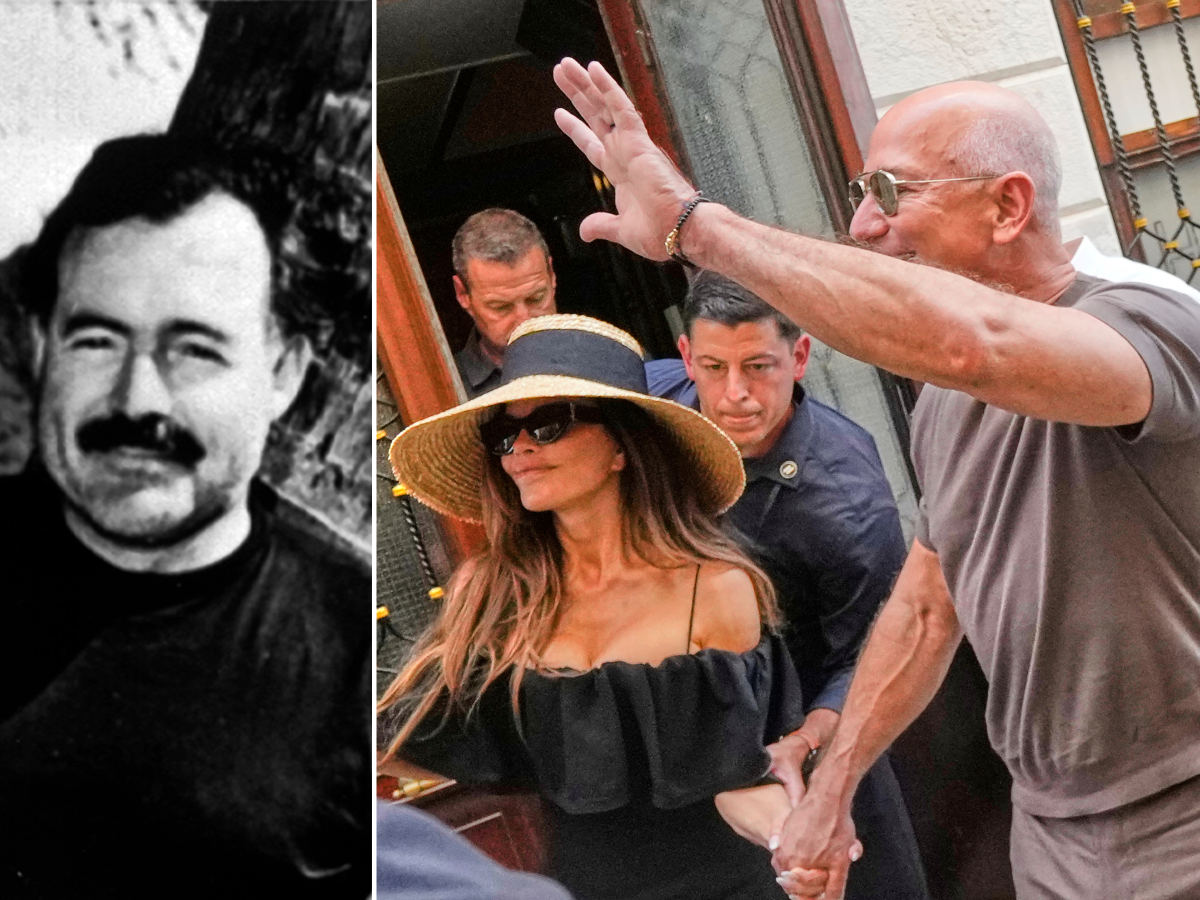 Bezos all’Harry’s Bar e quella malinconia di Hemingway a Venezia Bezos all’Harry’s Bar e quella malinconia di Hemingway a Venezia