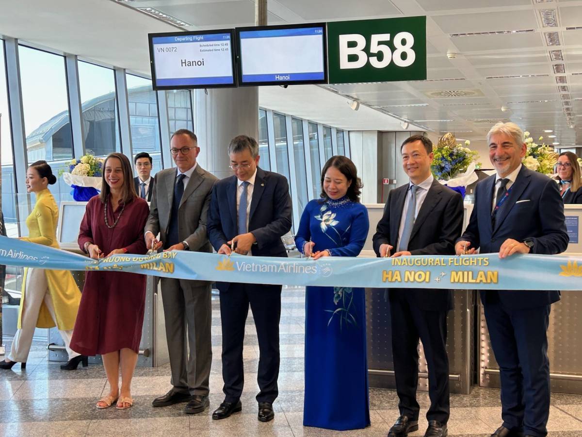 Inaugurazione volo Malpensa-Hanoi-Vietnam Airlines