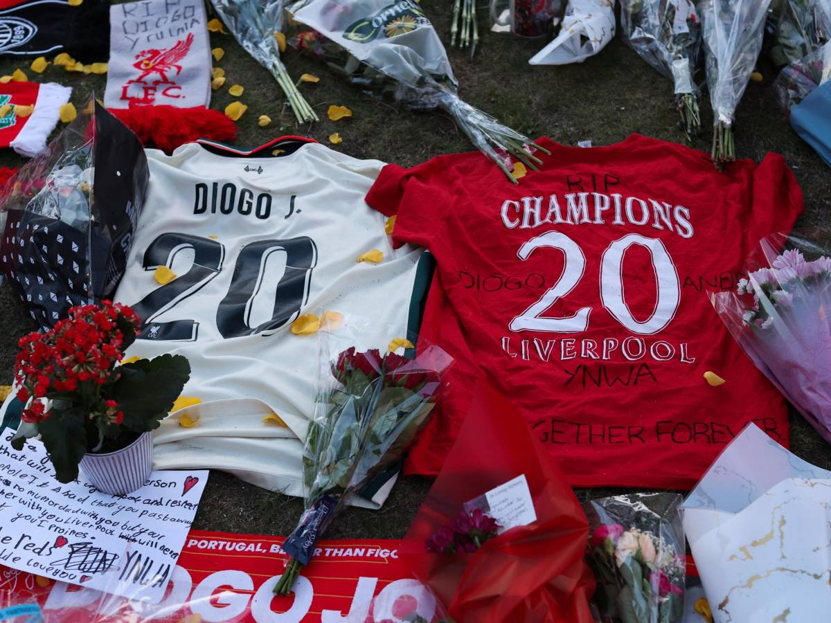 Il commovente gesto del Liverpool per la famiglia di Diogo Jota