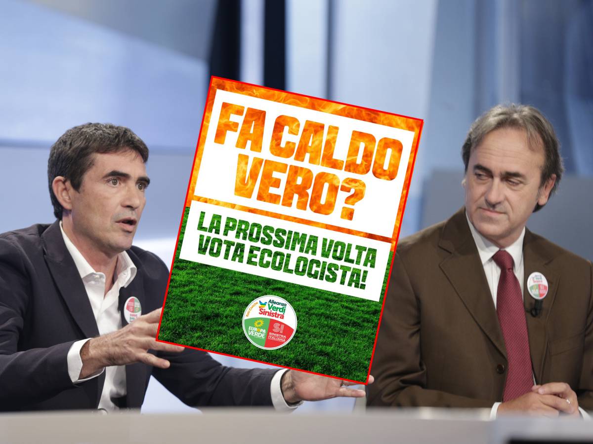 "Fa caldo? La prossima volta vota ecologista". L "Fa caldo? La prossima volta vota ecologista". L