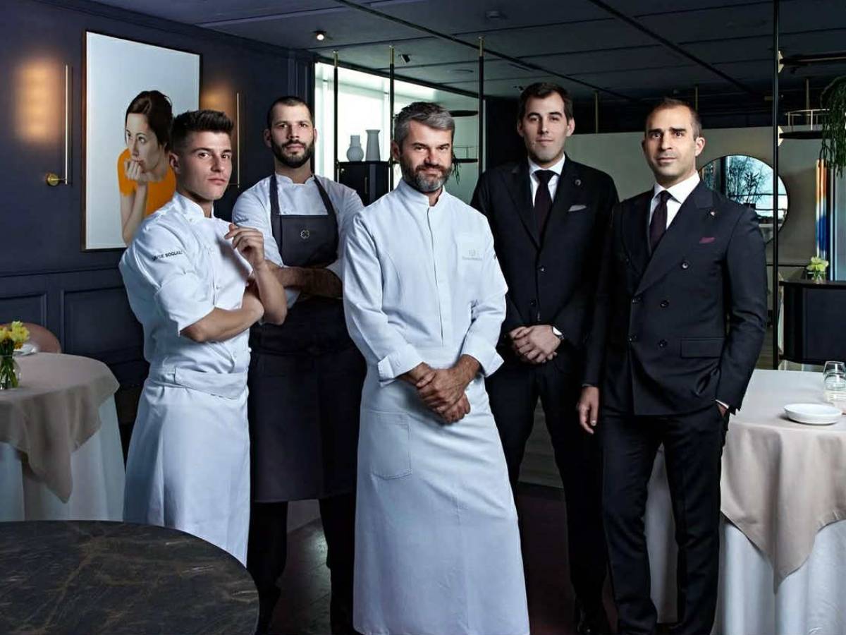 Bartolini al Mudec, lo staff. Boglioli e il primo da sinistra, Bartolini il terzo