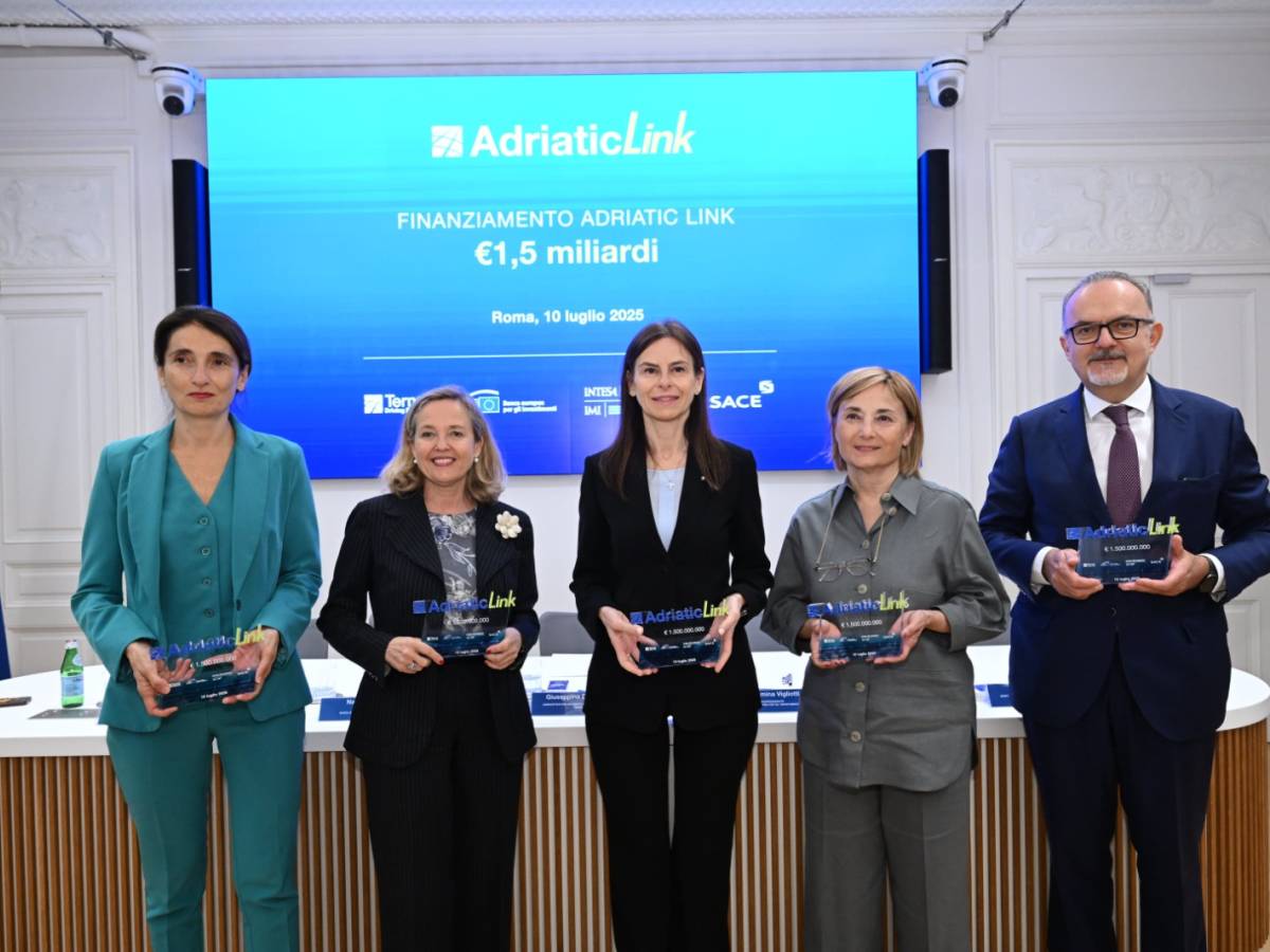 terna da bei sace e intesa sanpaolo 15 miliardi per l8217adriatic link