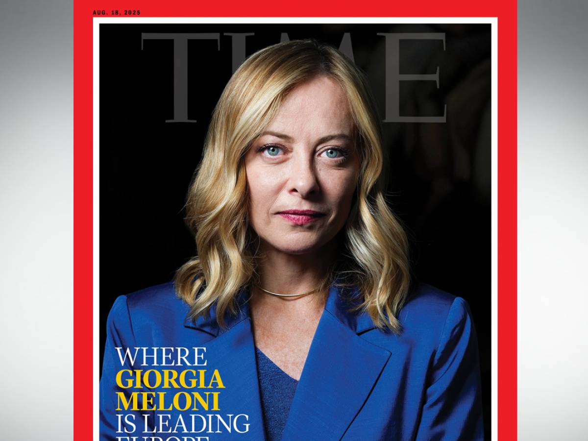 Meloni sulla copertina del "Time": figura centrale dell