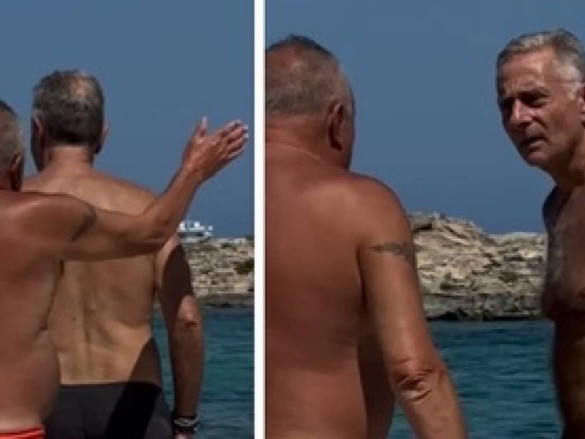 Schiaffo a Bonolis a Formentera: la reazione del presentatore