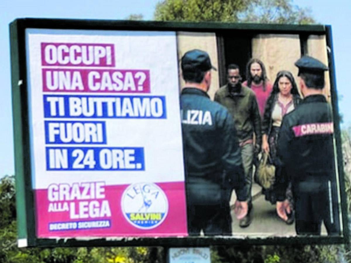 Ma per i progressisti la priorità è censurare i manifesti leghisti Ma per i progressisti la priorità è censurare i manifesti leghisti
