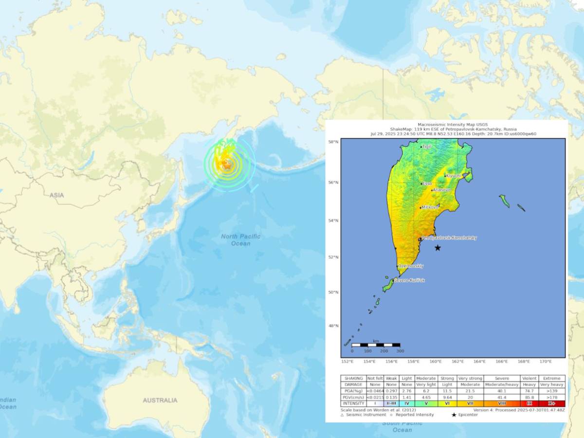 Terremoto di 8.8 in Kamchatka. Onde alte 3 metri, numerosi feriti