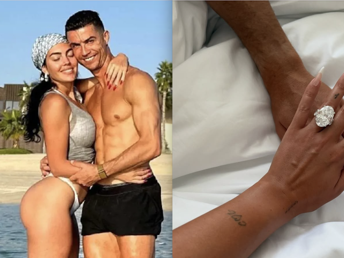 ronaldo chiede la mano di georgina anello gigante e retroscena che fanno discutere