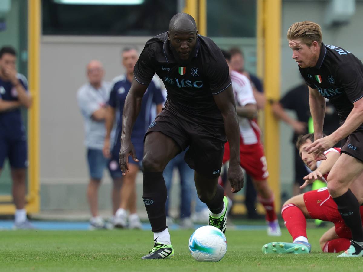 napoli tegola lukaku lesione al retto femorale quanto star224 fermo l8217attaccante