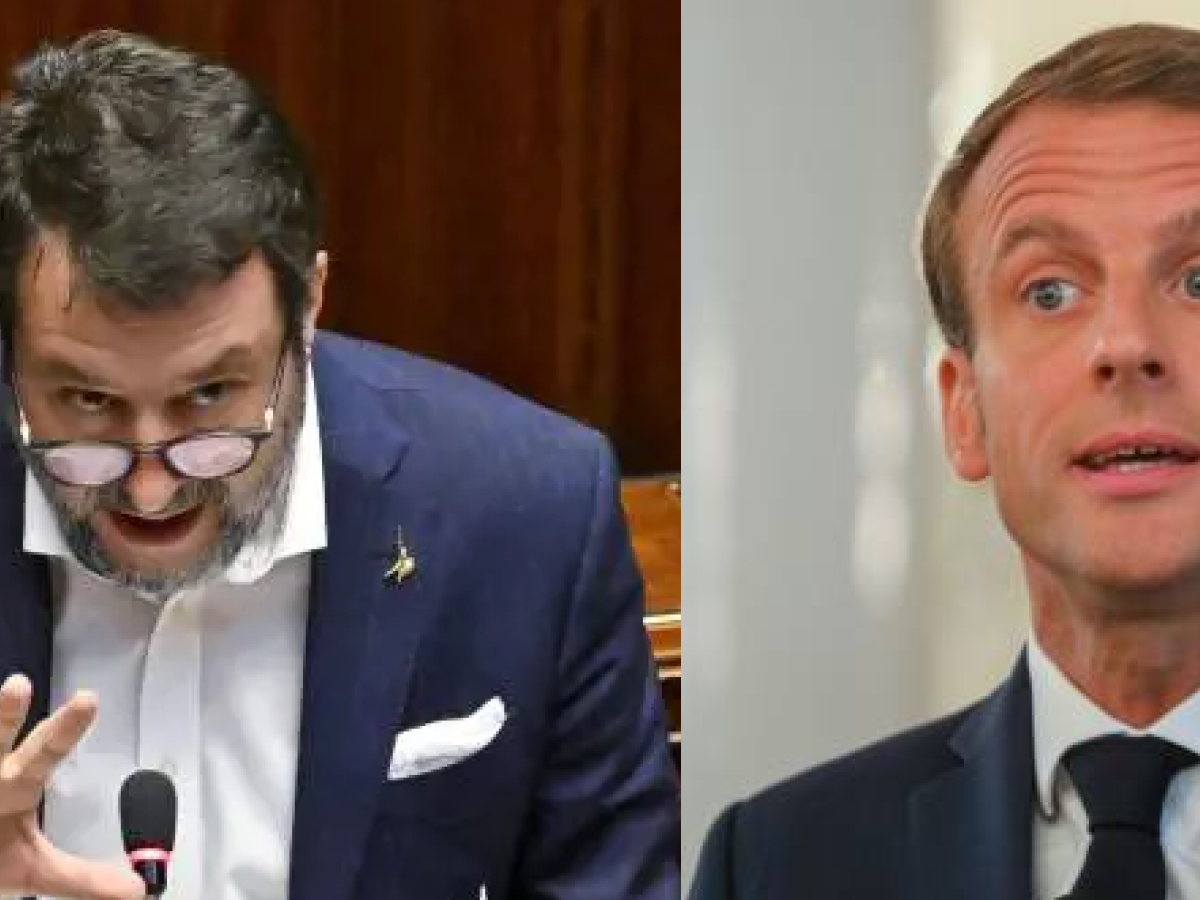 "Vada in Ucraina col casco e il fucile". Scoppia il caso sulle parole di Salvini a Macron "Vada in Ucraina col casco e il fucile". Scoppia il caso sulle parole di Salvini a Macron