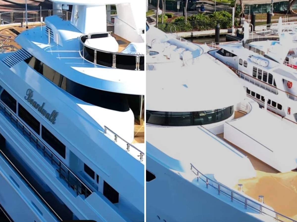 a gaeta il boardwalk super yacht dell8217ambasciatore americano da 150milioni di dollari