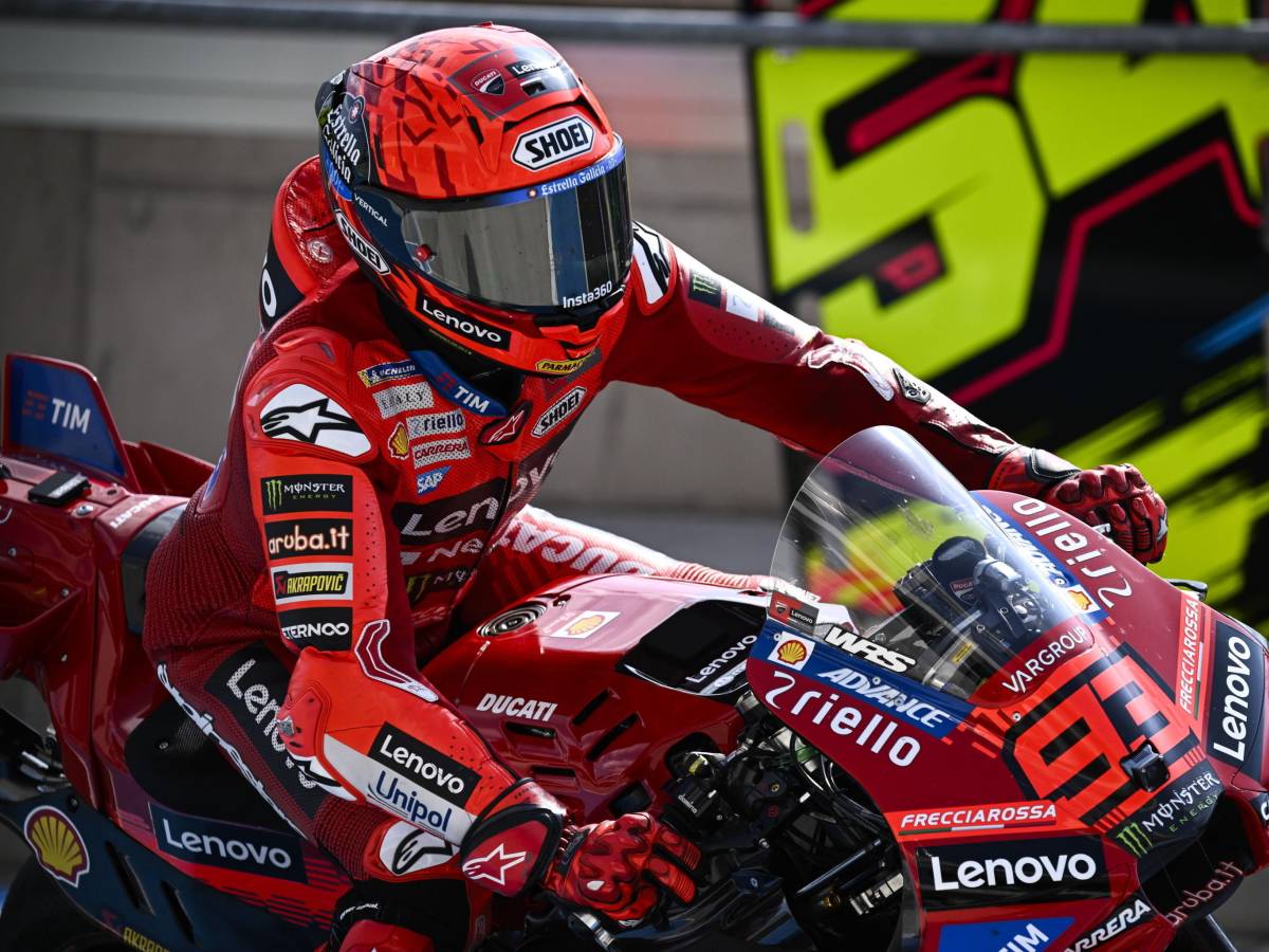 motogp in ungheria pole e sprint race a marquez di giannantonio 2176 male bagnaia