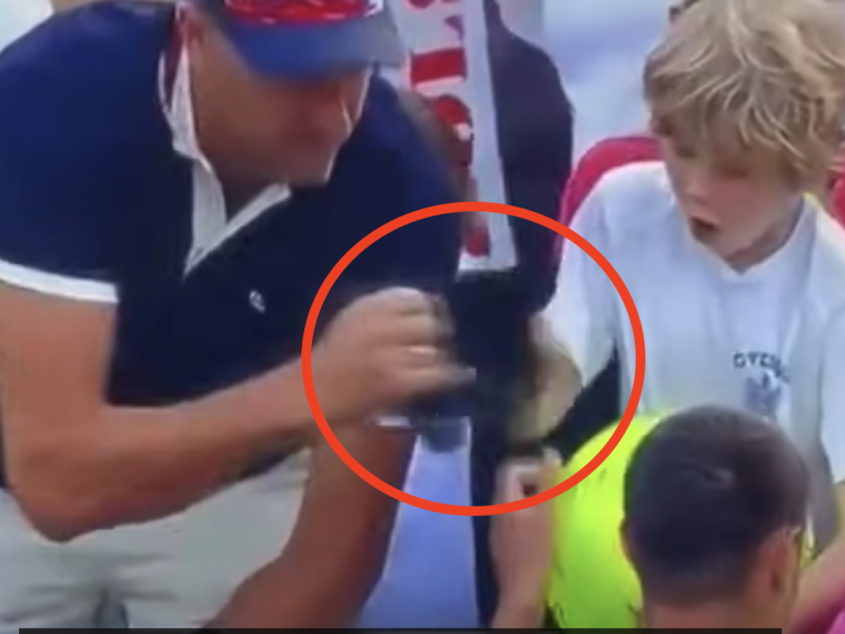 us open bufera su un milionario polacco ruba il cappellino a un bambino era il regalo di majchrzak