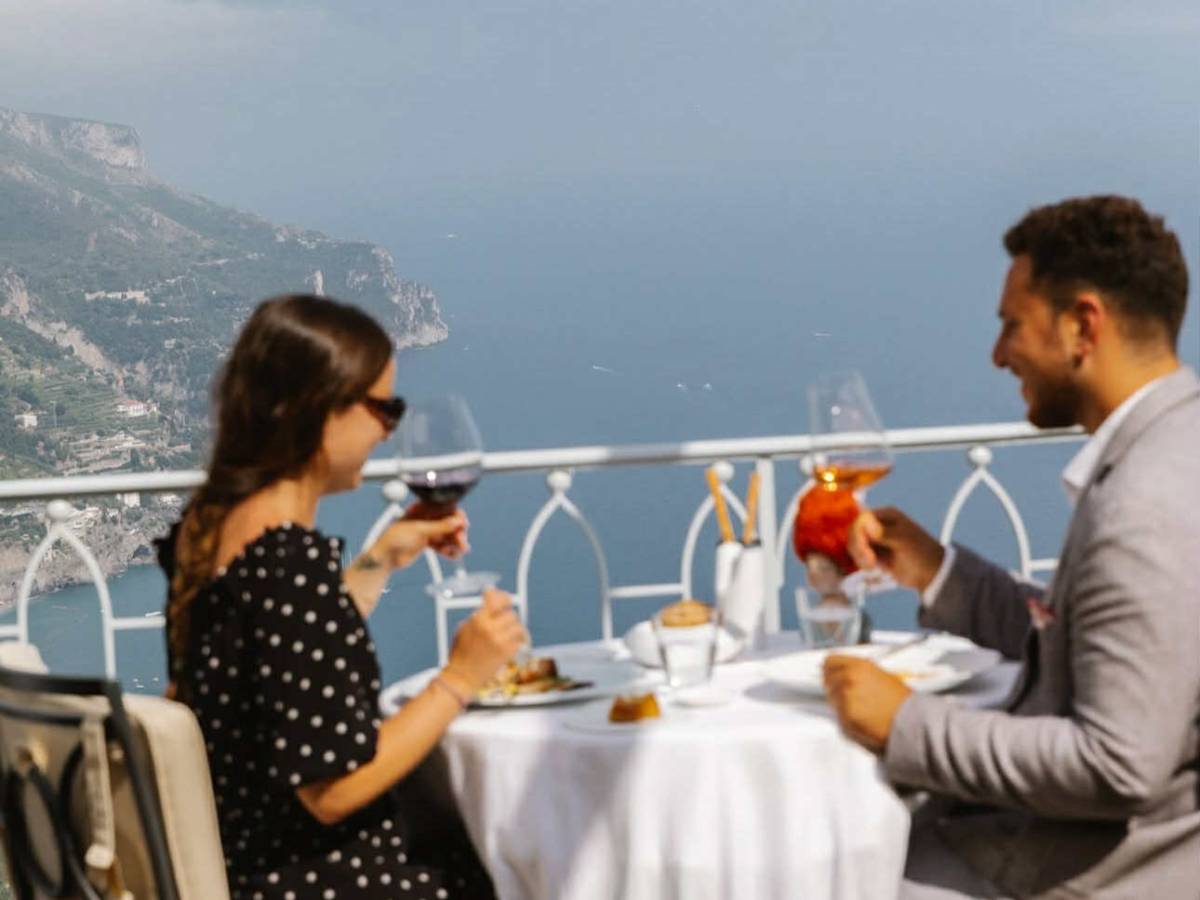 A Ravello una cena a quattro mani con Aristarco e Falser A Ravello una cena a quattro mani con Aristarco e Falser