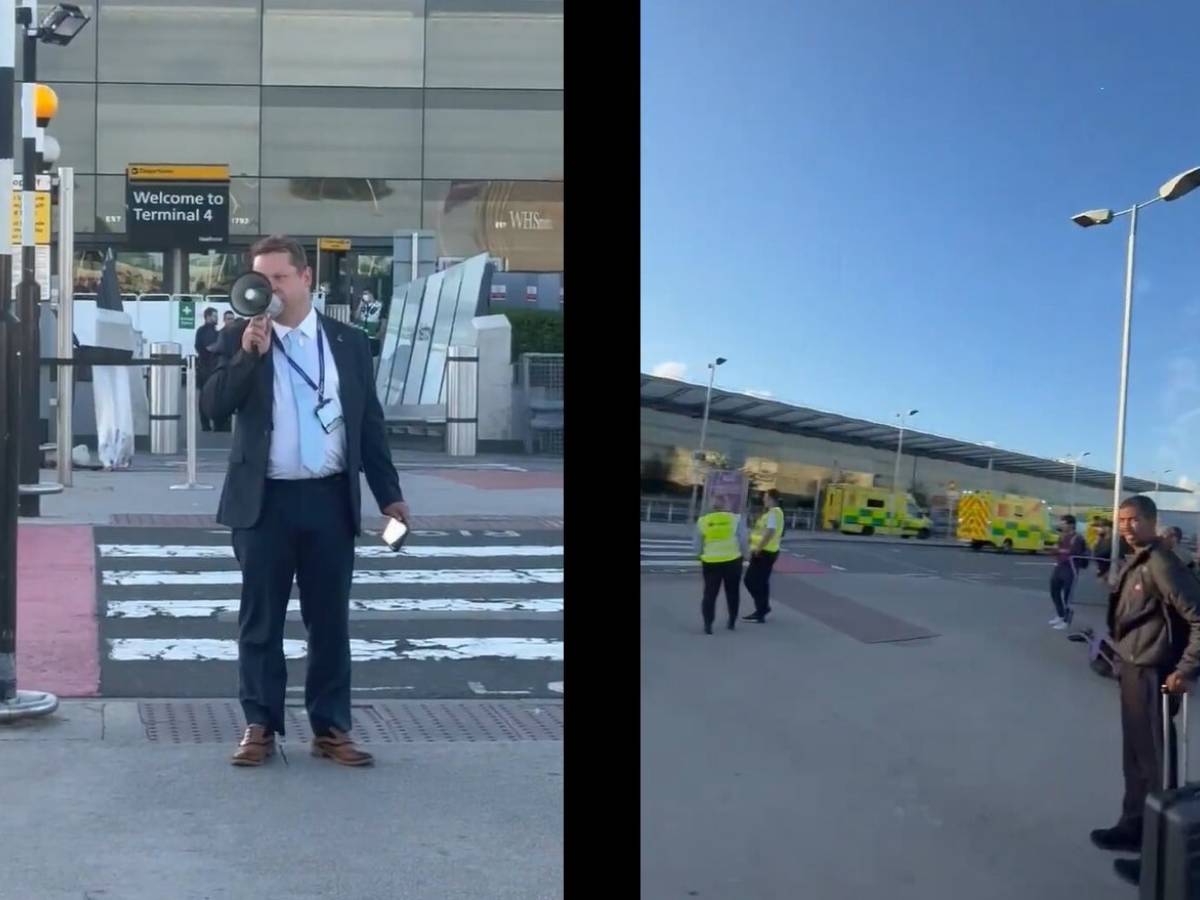 "Fuoriuscita di materiali pericolosi", evacuato il Terminal 4 dell "Fuoriuscita di materiali pericolosi", evacuato il Terminal 4 dell