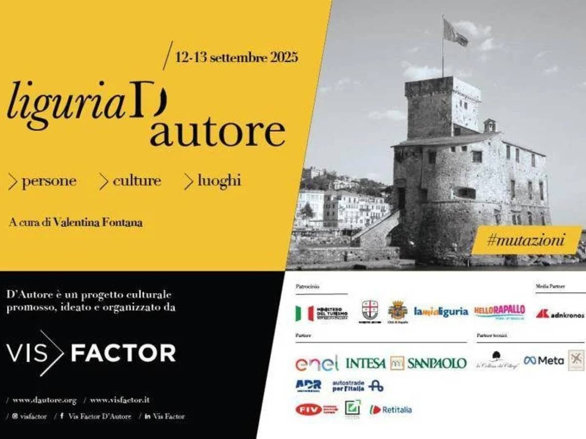 Rapallo, al via venerdì la rassegna Liguria d Rapallo, al via venerdì la rassegna Liguria d