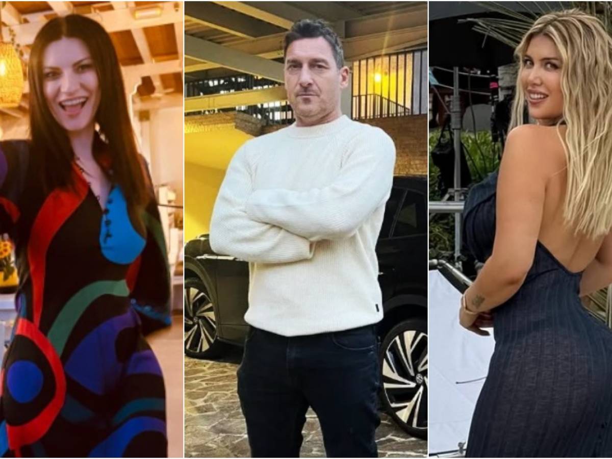grignani e laura pausini ancora in lite totti fa spese pazze per noemi wanda e la proposta di nozze con ferrari