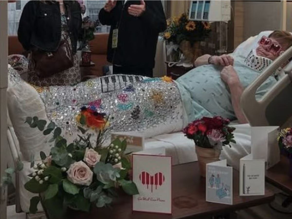 elton john in ospedale cosa c 232 dietro la foto virale che ha fatto tremare i fan