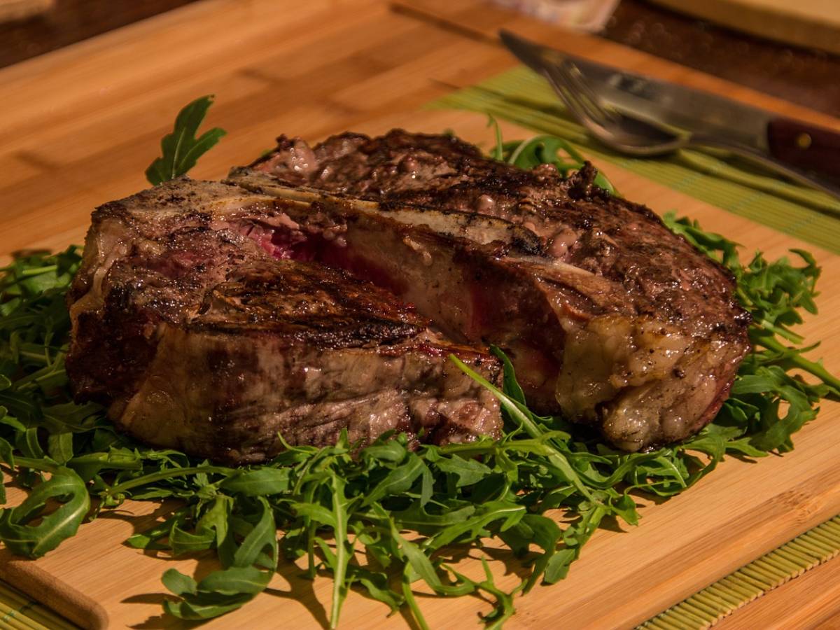 Rucola e carne