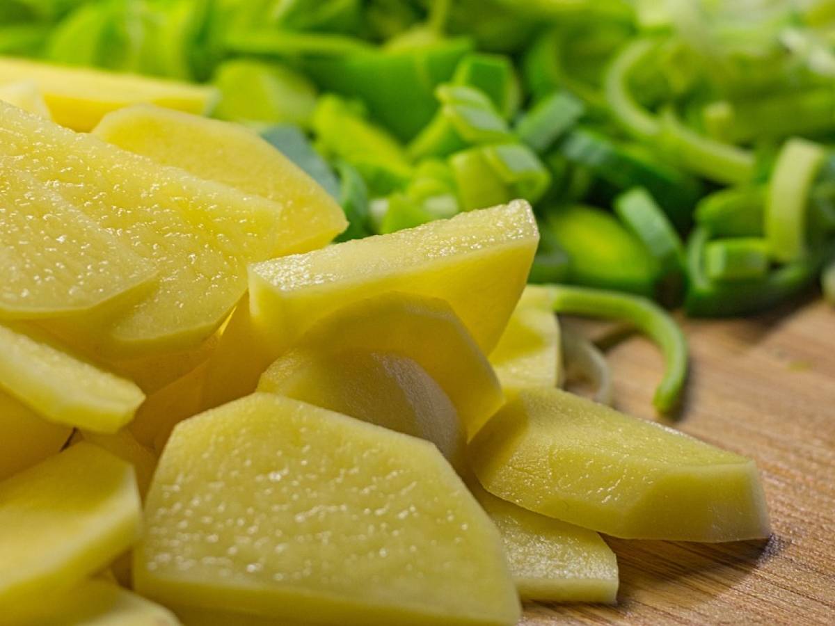 Patate e porri