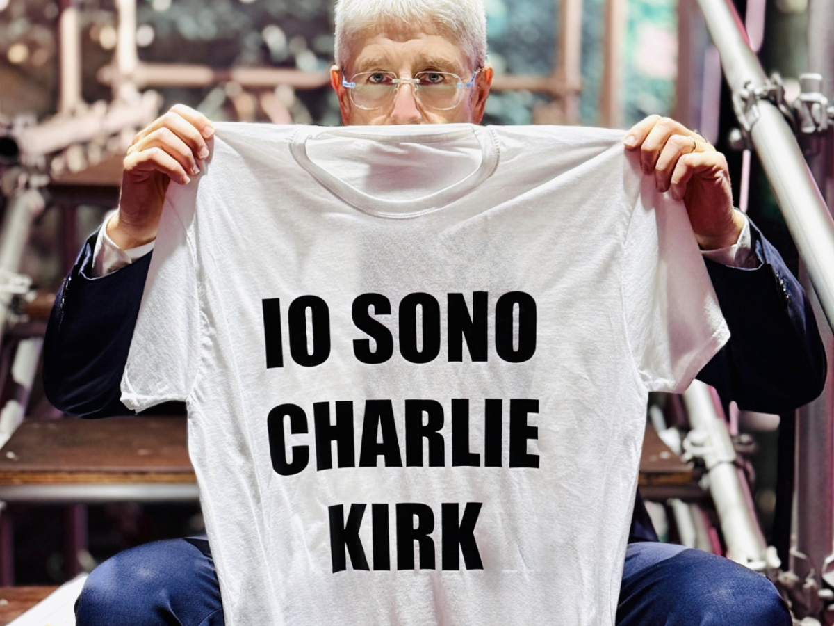 mario giordano inchioda la sinistra su kirk ecco come si presenta in studio