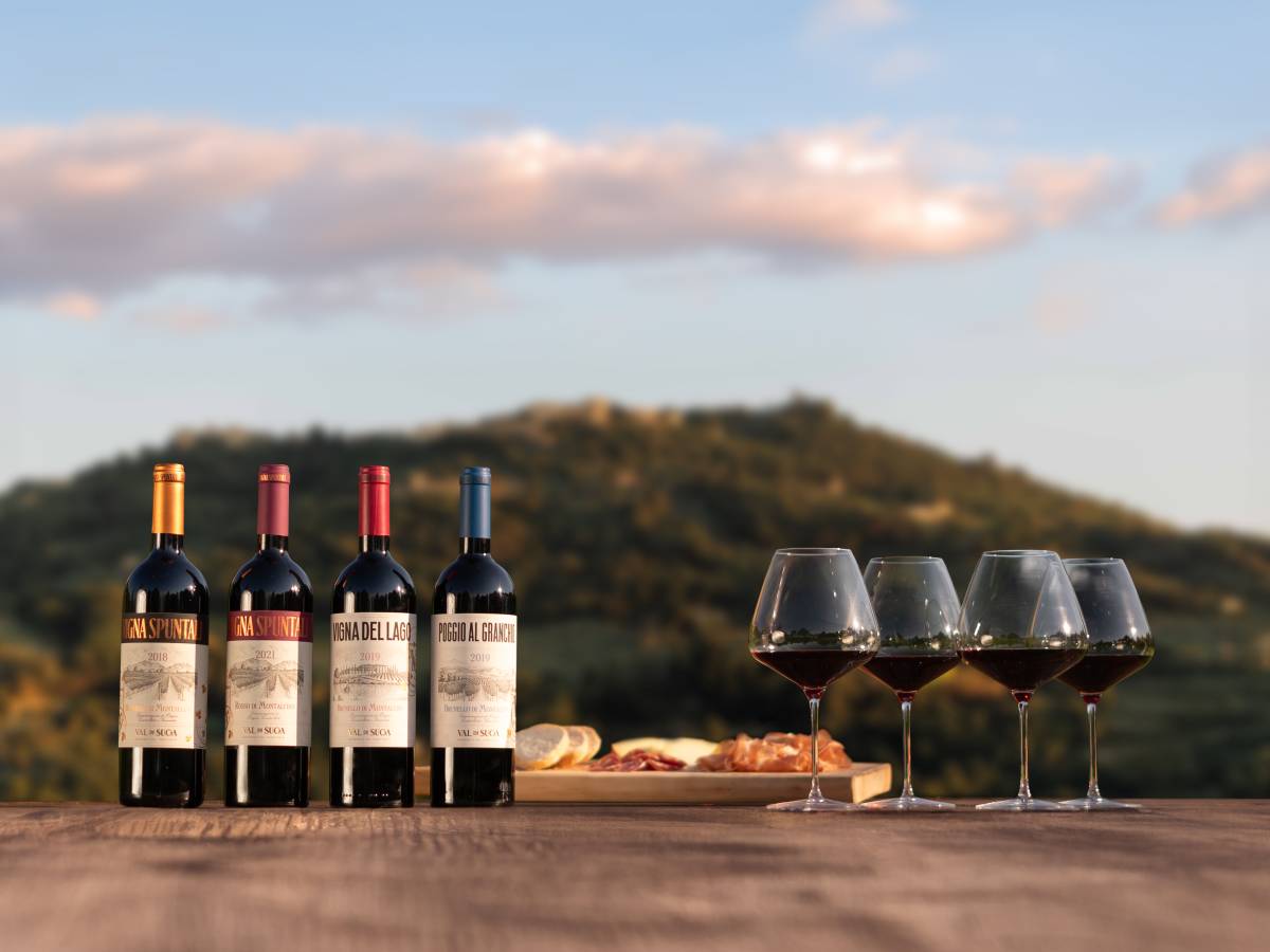 Val di Suga, il Brunello si fa in tre
