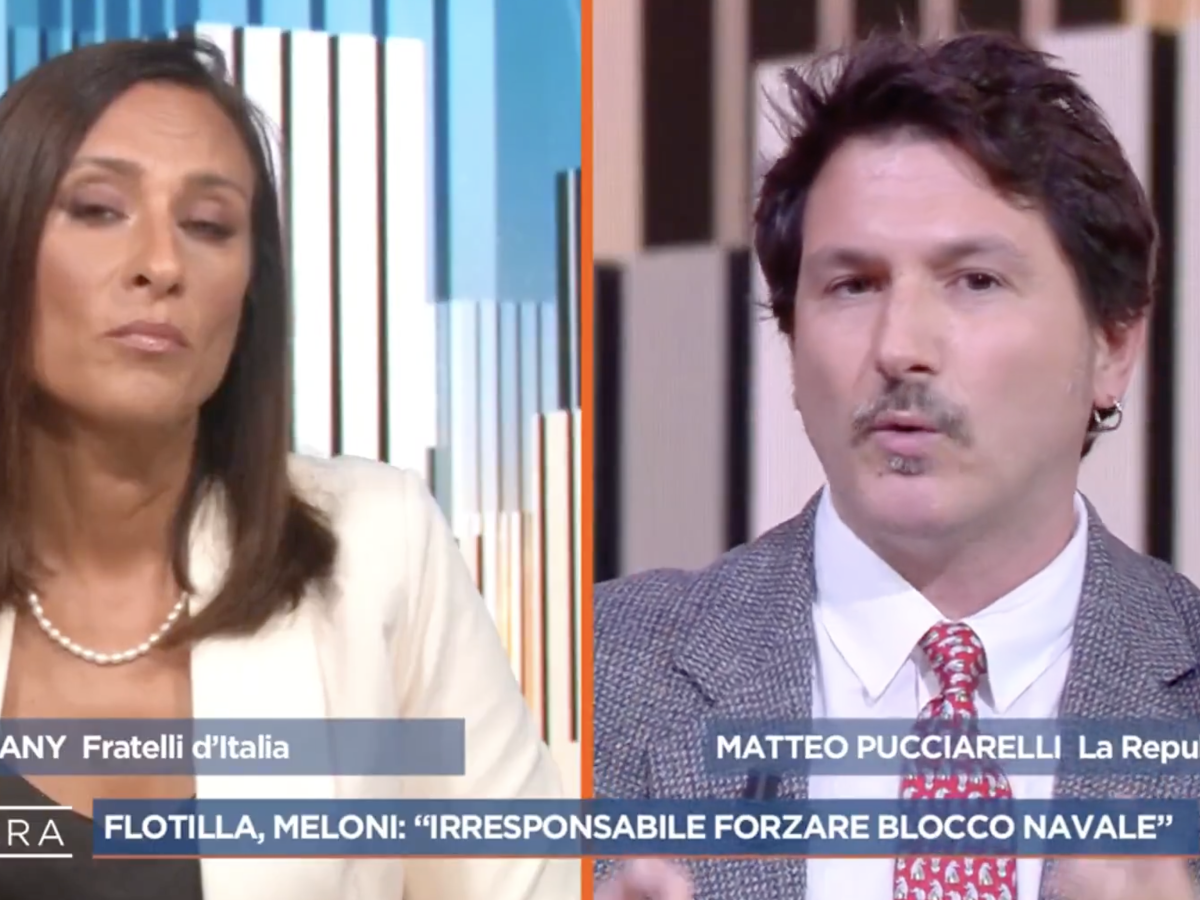 "Chi glielo ha detto?", "Le sigarette...". Scontro in diretta tv tra la deputata FdI e il giornalista