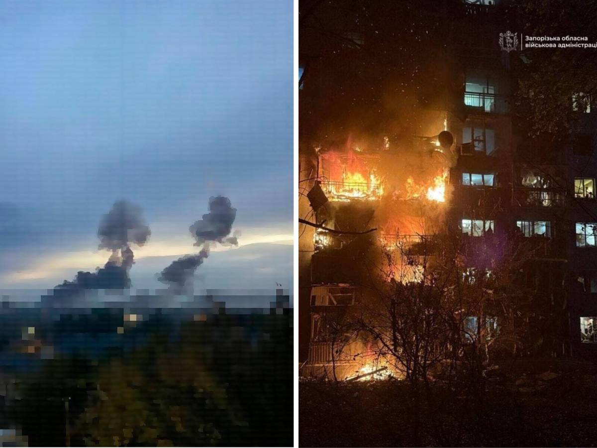 massiccio attacco russo contro l ucraina lanciati centinaia di missili e droni palazzi in fiamme a kiev