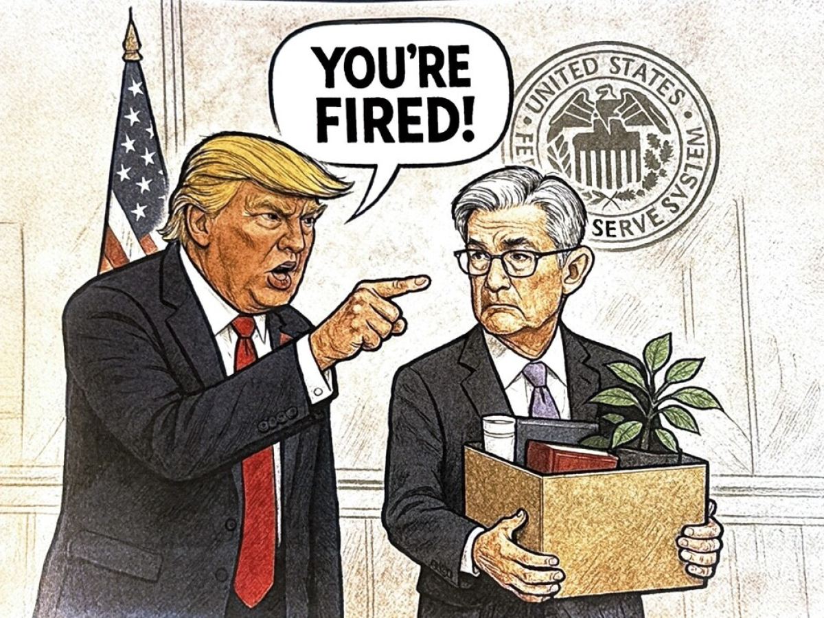 sei licenziato la vignetta di trump contro powell