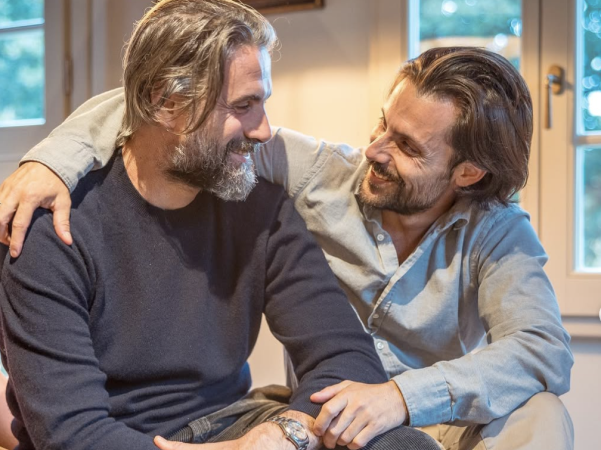 luca calvani si 232 sposato chi 232 il compagno la figlia avuta da francesca arena e il coming out