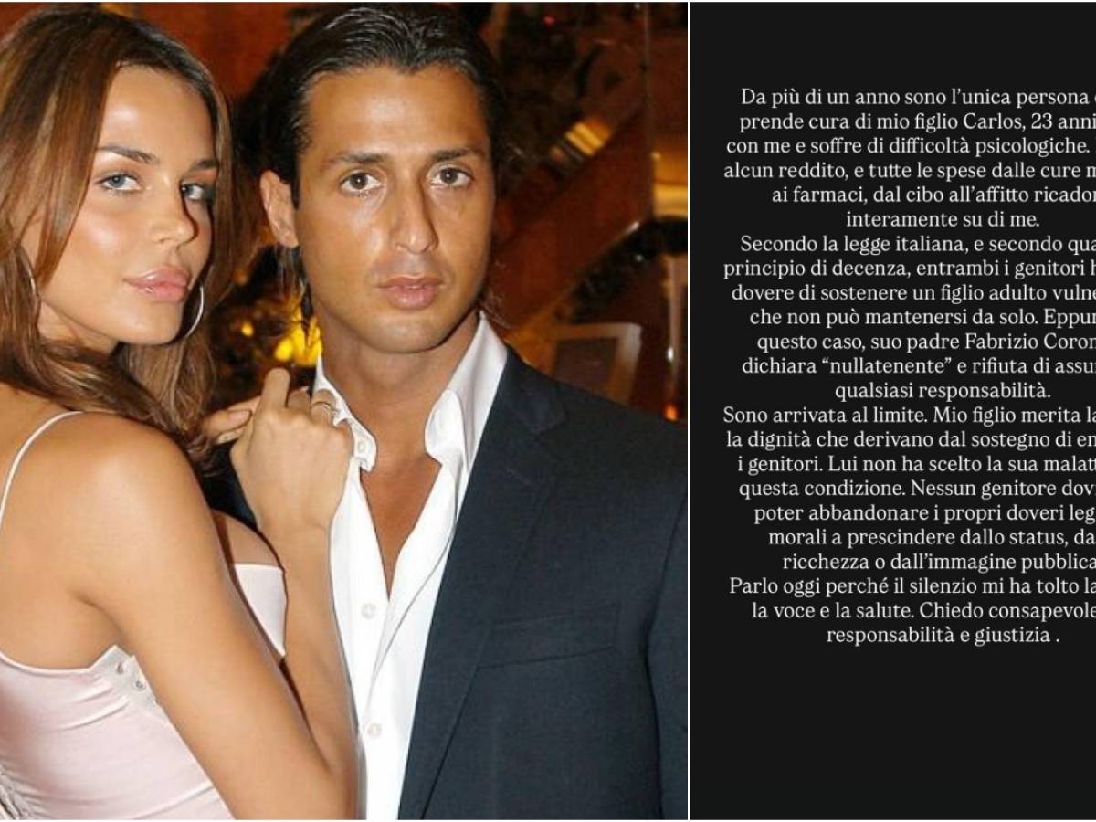 nina moric lo sfogo sui social carlos 232 malato corona non mi aiuta