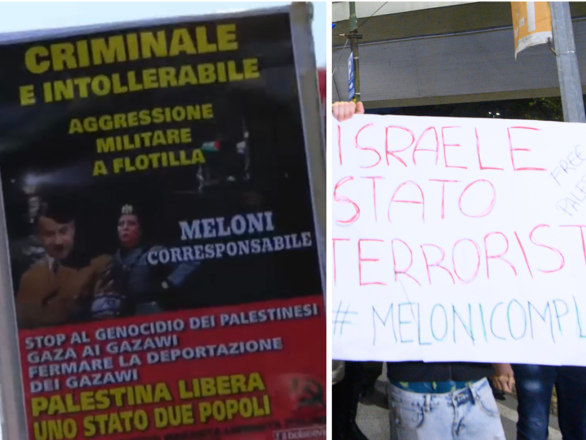 Meloni "nazista" e le minacce alla figlia: "Pagherà anche lei". In piazza la violenza dei pro Pal