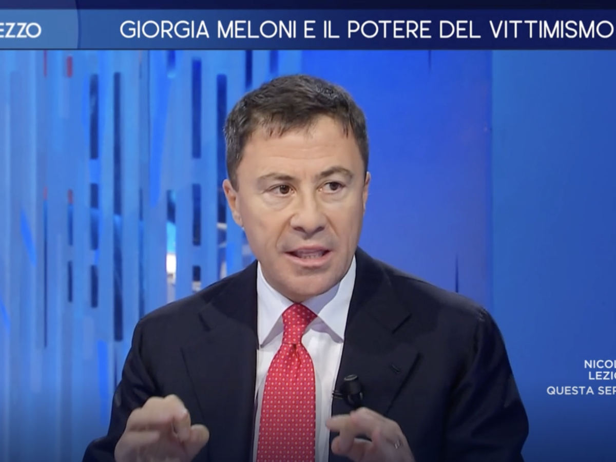 meloni vittimista bocchino e il numero 697 cos236 ha gelato lo studio della gruber
