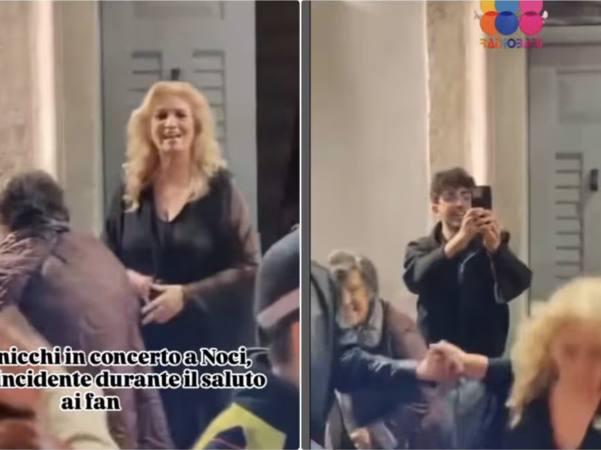 iva zanicchi cade dopo il concerto a noci bari attesa a new york per l evento targato rai italia