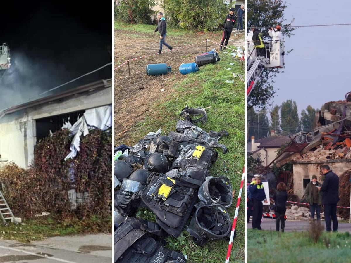 tre fratelli fanno saltare in aria un abitazione durante uno sgombero muoiono tre carabinieri