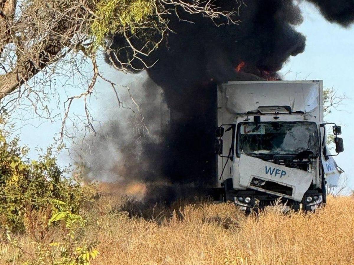 Droni russi contro un camion di aiuti dell