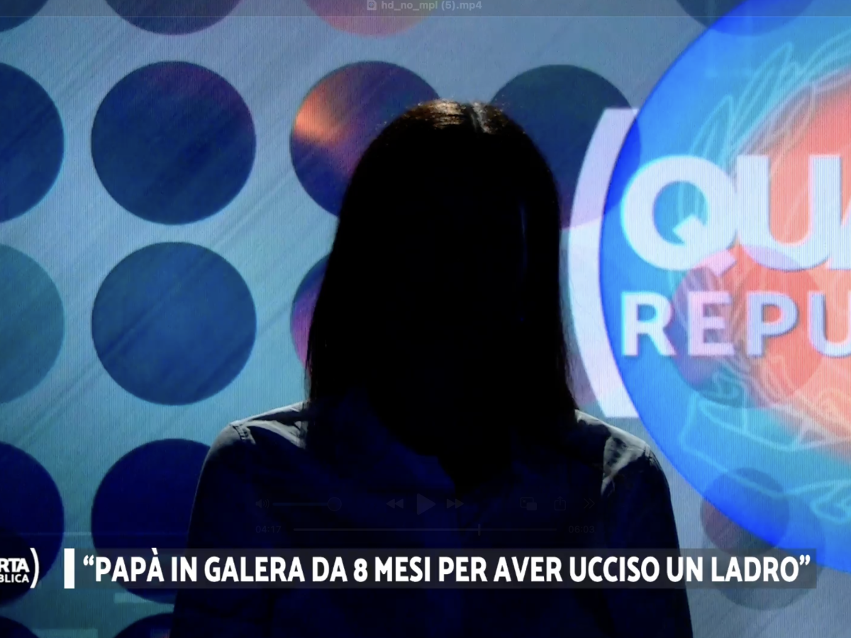 "Combatterò per te". Le lacrime in tv della figlia del vigilantes che sparò al ladro "Combatterò per te". Le lacrime in tv della figlia del vigilantes che sparò al ladro