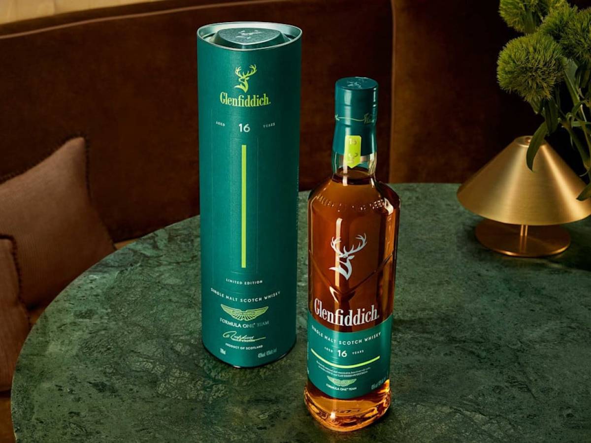 glenfiddich aston martin scotch da f1