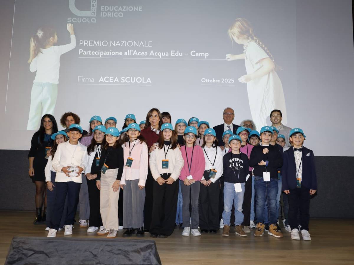 a scuola di educazione idrica con acea premiate le scuole vincitrici del contest nazionale alla ricerca della goccia perduta