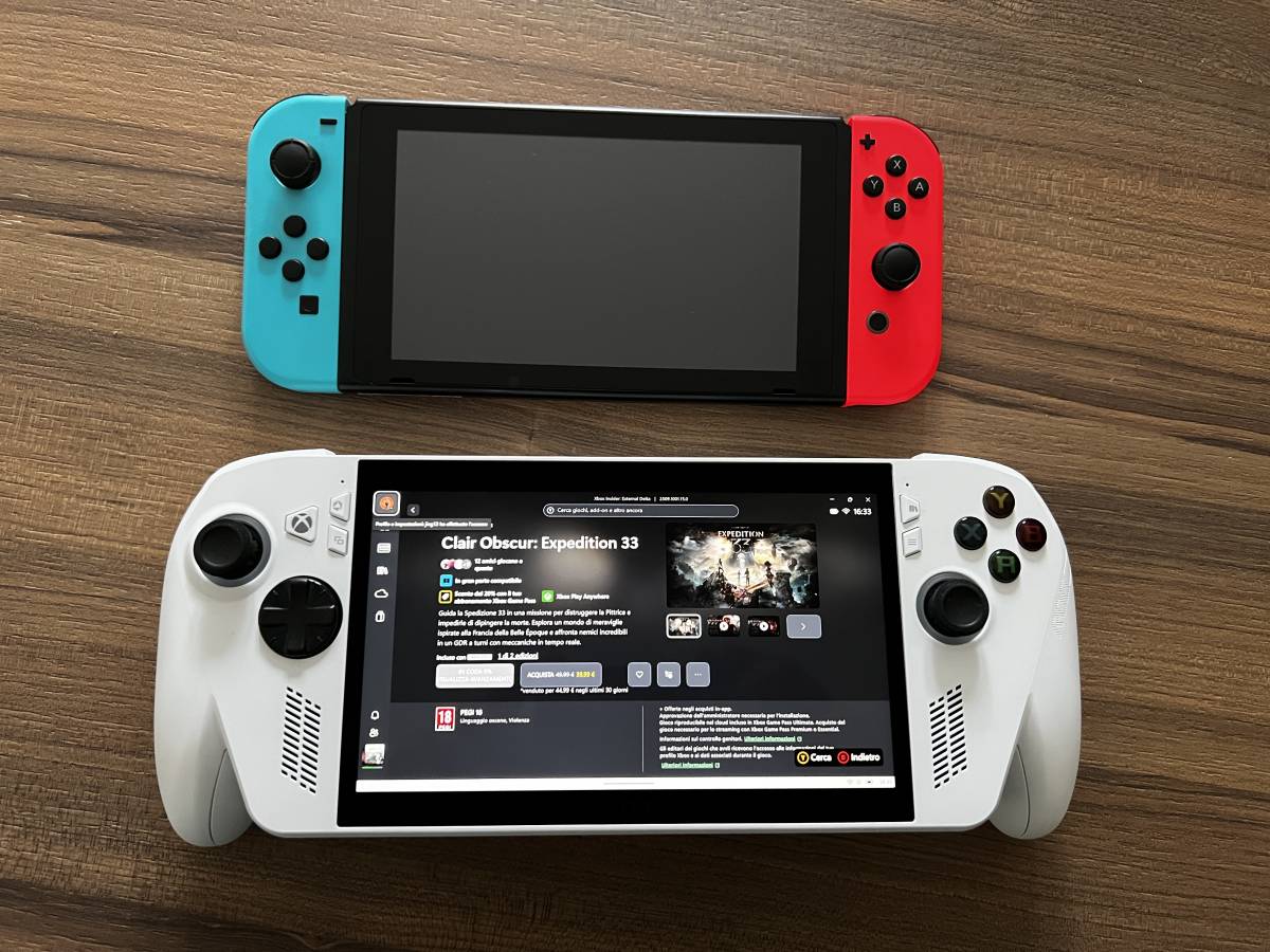 Asus ROG Xbox Ally vs Nintendo Switch