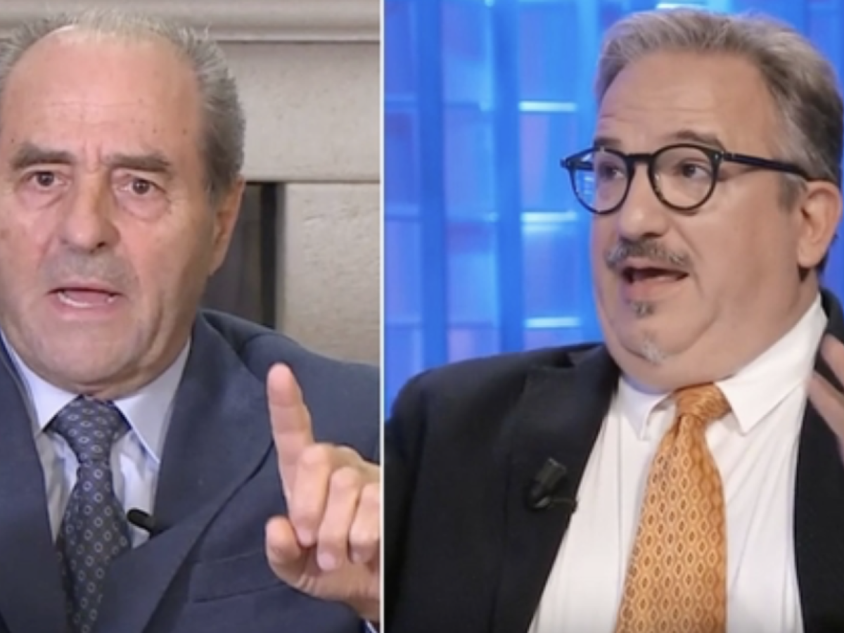 non mi parli cos236 botta e risposta di fuoco tra di pietro e telese