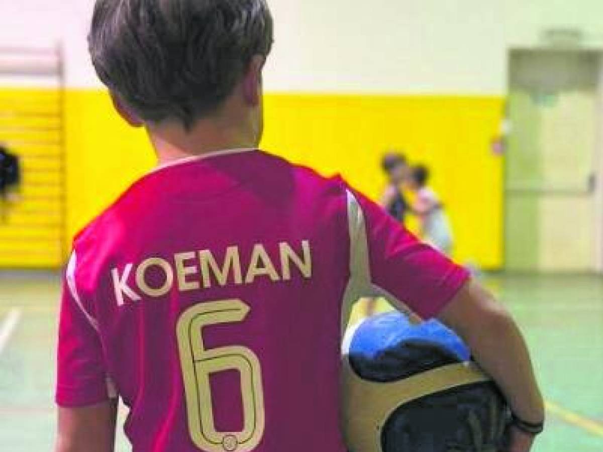 Liam e il suo primo canestro nel nome di papà "Koeman"