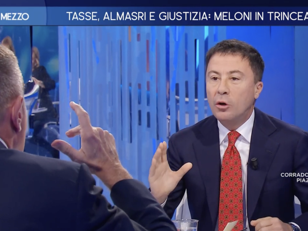 "Date i numeri, la Meloni sta al 31%". Rissa tv tra Bocchino e Giannini: interviene la Gruber "Date i numeri, la Meloni sta al 31%". Rissa tv tra Bocchino e Giannini: interviene la Gruber