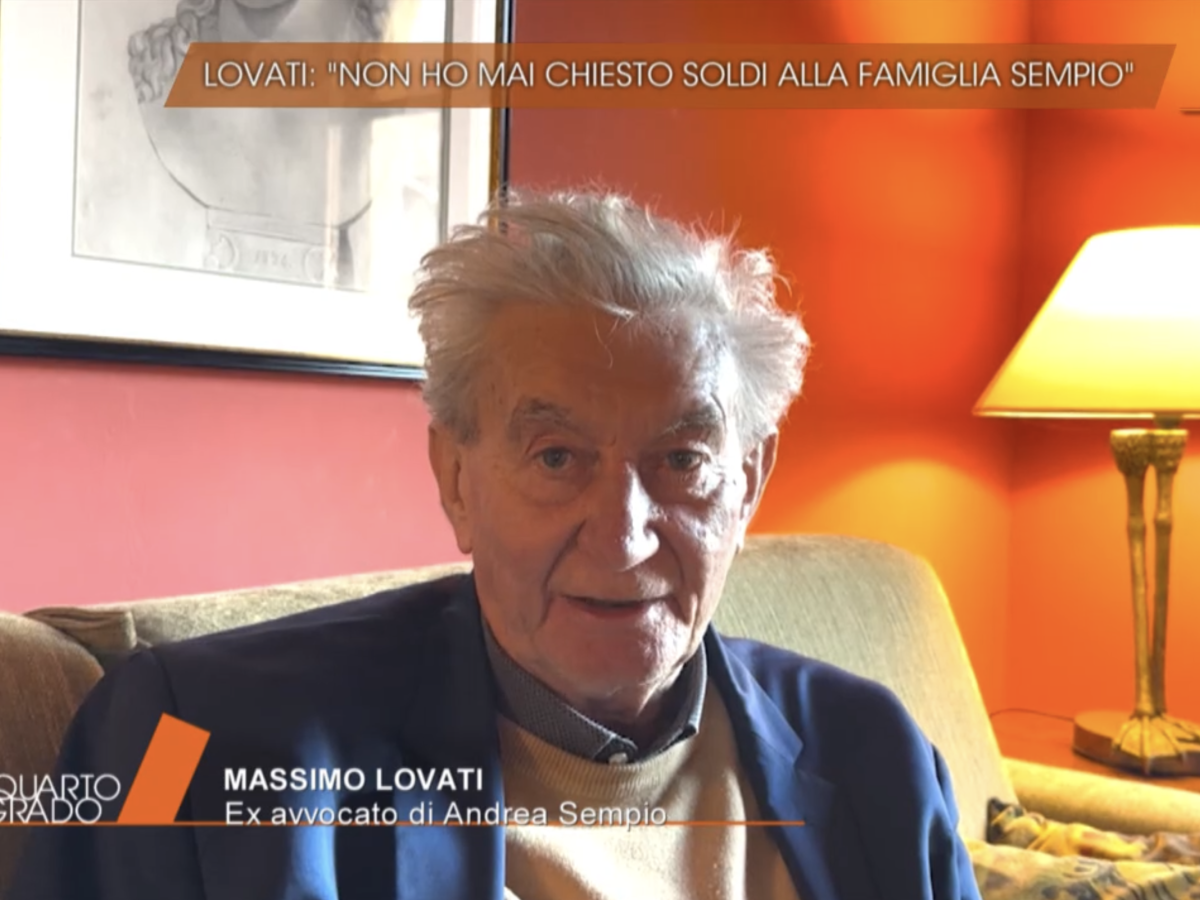 Lovati: "Ho preso solo i miei soldi. Sempio? Lo aspetto a braccia aperte" Lovati: "Ho preso solo i miei soldi. Sempio? Lo aspetto a braccia aperte"
